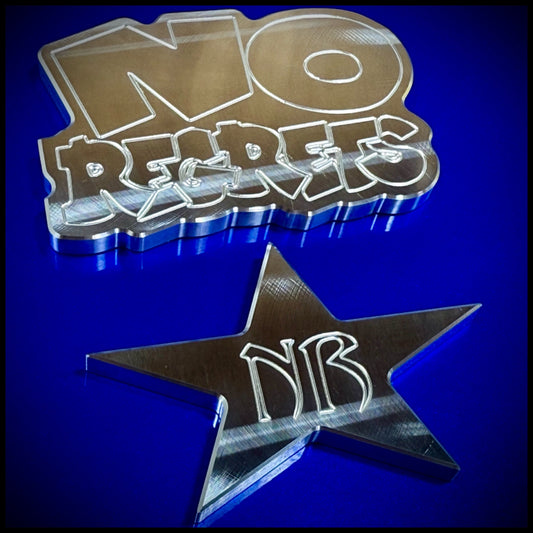 No Regrets Billet Sticker 2 Pack